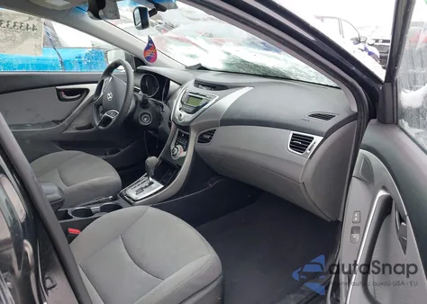 2012 Hyundai Elantra Gls from USA, damaged, VIN 5NPDH4AE5CH098512